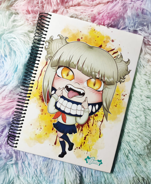 Cute Himiko Toga notebook cuaderno A5