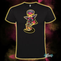 Camiseta Hazbin Sir Pentious with eggs T shirt