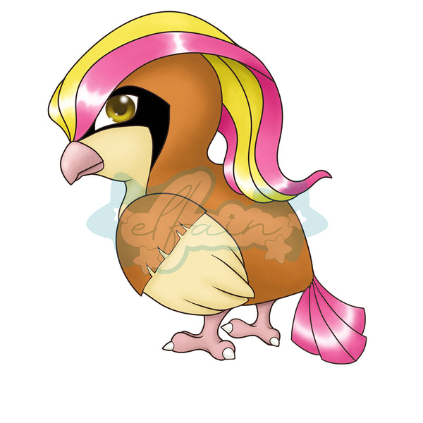 Baby Pidgeot illustration digital download