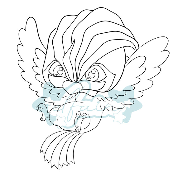 Pidgeotto lineart digital download