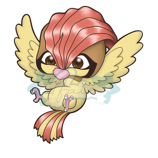 Baby Pidgeotto illustration digital download