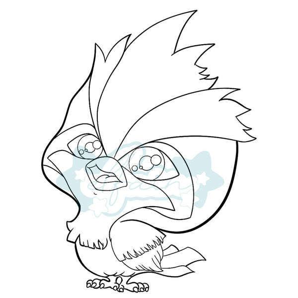 Pidgey lineart digital download