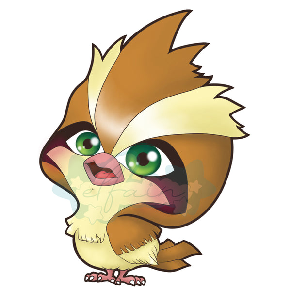 Baby Pidgey illustration digital download