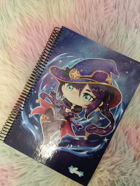 Mona Genshin Impact cuaderno A5 Notebook