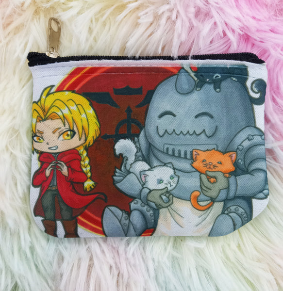 Cute Fullmetal purse monedero