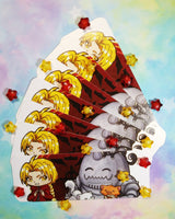 Cute Edward and Alphonse Bookmark Marcapáginas