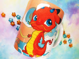 Cute Mushu mug taza