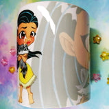 Cute Pocahontas mug taza