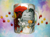 Cute Fullmetal mug taza