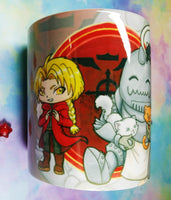 Cute Fullmetal mug taza