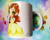 Cute Belle mug taza Bella