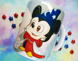 Cute Sorcerer Mickey mug taza