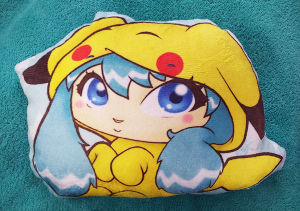 Plush pillow Miku Pika Cojín de peluche 32cm