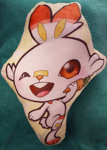 Plush pillow Scorbunny Cojín de peluche 40cm