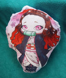 Plush pillow Nezuko Cojín de peluche 30cm