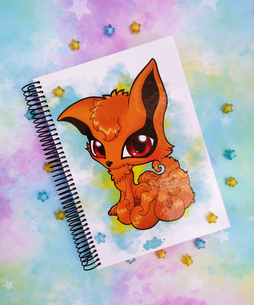 Cute Kurama notebook cuaderno A5