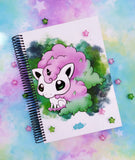 Cute Galar Ponyta cuaderno A5