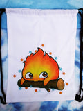 Mochila de tela canvas gymbag Calcifer