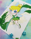 Print Campanilla Tinkerbell lámina A5