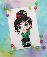 Print Vanellope lámina A5