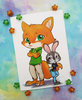 Print Zootopia Zootropolis lámina A4