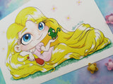 Print Rapunzel lámina A4