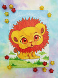 Postal Simba postcard