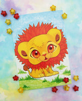 Postal Simba postcard