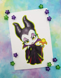 Print Malefica Maleficent lámina A5