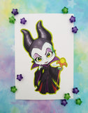 Print Malefica Maleficent lámina A5