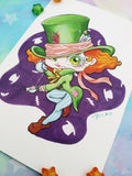 Print Sombrerero Mad Hatter lámina A4