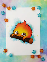 Print Calcifer lámina A4