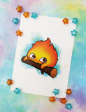 Print Calcifer lámina A4