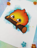 Print Calcifer lámina A4