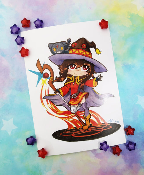 Postal Megumin postcard