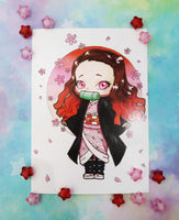 Postal Nezuko postcard