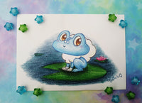 Print Froakie lámina A5