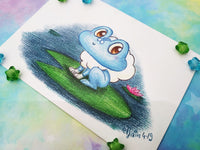 Print Froakie lámina A5