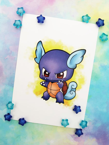 Print Wartortle lámina A4