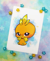 Postal Torchic postcard