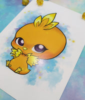 Print Torchic lámina A4