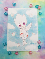 Postal Togetic postcard