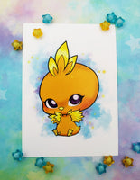 Print Torchic lámina A4