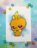 Print Torchic lámina A4