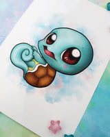 Print Squirtle lámina A4