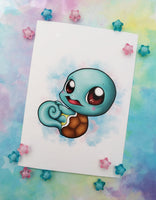 Print Squirtle lámina A4