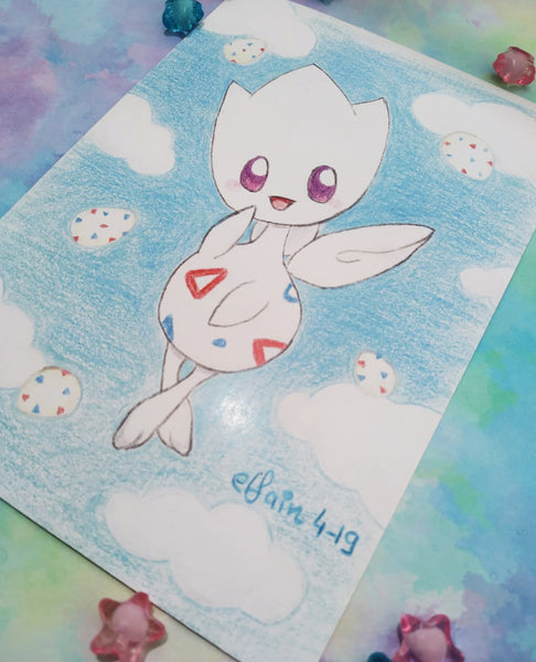 Postal Togetic postcard