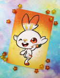 Postal Scorbunny postcard