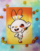 Postal Scorbunny postcard