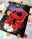 Baby Deadpool A5 print impresión